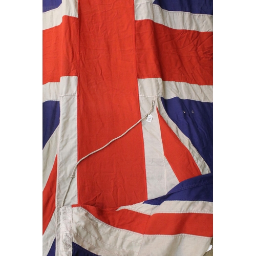 135 - A vintage John Edgington & Co. union jack flag, approx 170cm.