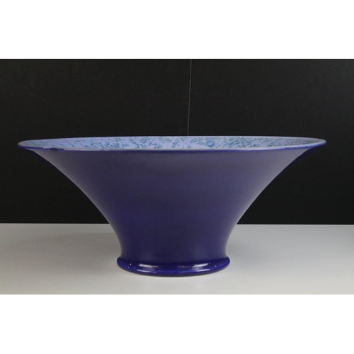 177 - Two Portmeirion large bowls from the Starfire Collection to include 'Amethyst' smaller bowl, diamete... 