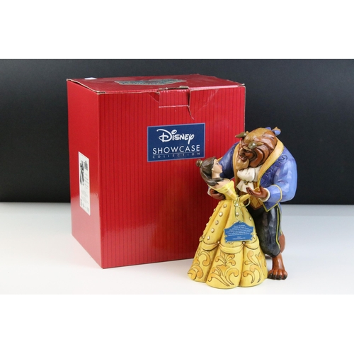 43 - Disney Traditions, Belle and Beast 'Moonlight Waltz' 25th Anniversary figurine designed by Jim Shore... 