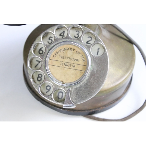 236 - Two telephones to include a Siemens Brothers London and a candlestick dial example