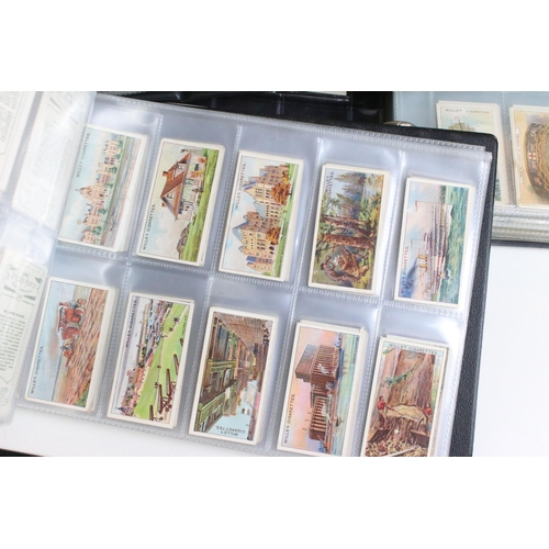 293 - Collection of cigarette and trade cards in albums to include Wills, Ogdens, Gallaher's, Player's, Br... 