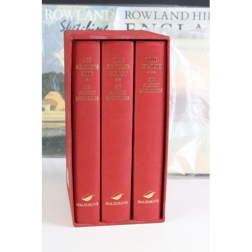 298 - Collection of art related books to include Rowland Hilder's England, Rowland Hilder Sketching Countr... 