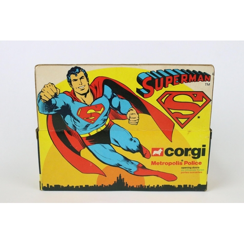 58 - Boxed Corgi 260 Superman Metropolis Police diecast model, ex with vg box