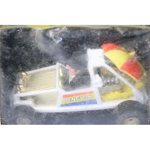 61 - Boxed Corgi 259 Penguinmobile diecast model, complete with The Penguin, diecast ex, box showing a fe... 