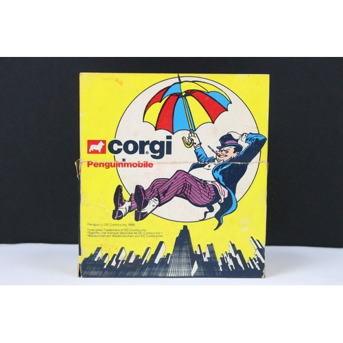 61 - Boxed Corgi 259 Penguinmobile diecast model, complete with The Penguin, diecast ex, box showing a fe... 