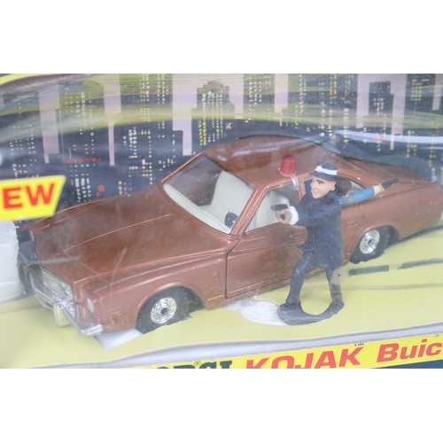 64 - Boxed Corgi 290 Kojak Buick diecast model complete with figure, diecast ex, box vg