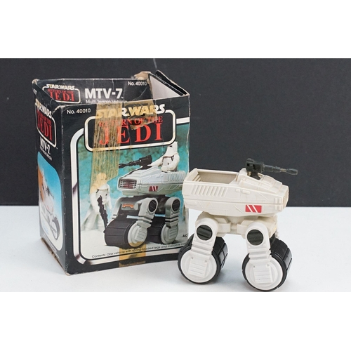 504 - Star Wars - Seven boxed Star Wars Mini Rig / Vehicles featuring Endor Forest Ranger, Speeder Bike (w... 