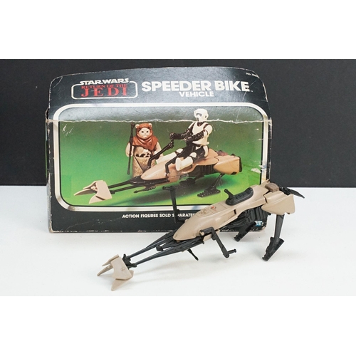 504 - Star Wars - Seven boxed Star Wars Mini Rig / Vehicles featuring Endor Forest Ranger, Speeder Bike (w... 