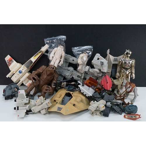 511 - Star Wars - Collection of original Star Wars vehicles, mini rigs and creatures featuring Rebel Armou... 