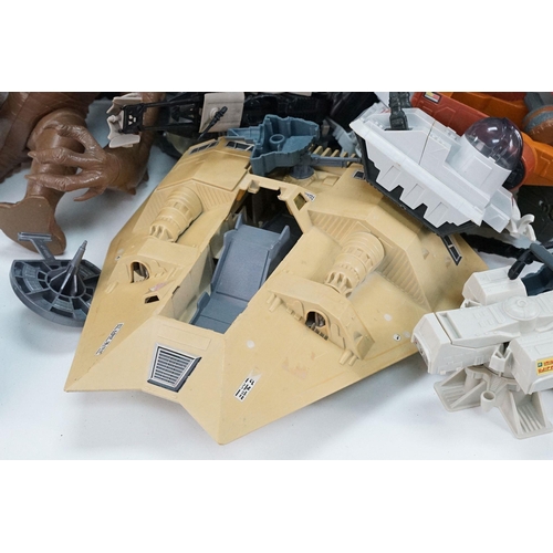 511 - Star Wars - Collection of original Star Wars vehicles, mini rigs and creatures featuring Rebel Armou... 