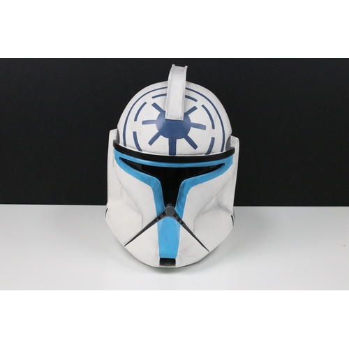 107 - Star Wars - Full Size replica Star Wars Clone Trooper Jesse helmet, scratch built model, with painte... 