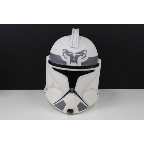 113 - Star Wars - Full Size replica Star Wars 104th Battalion Clone Trooper Phase 1 helmet, scratch built ... 