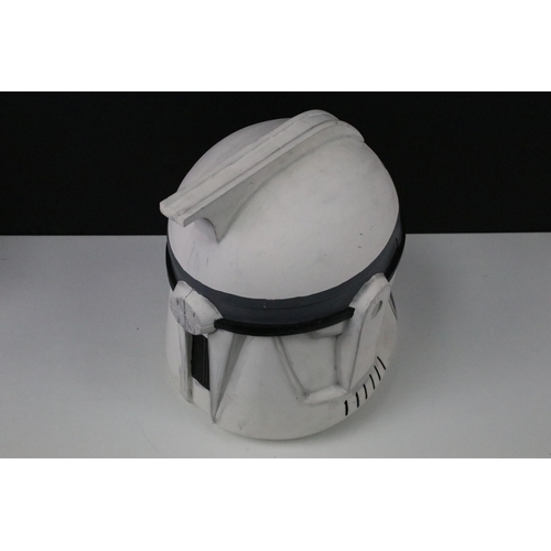 113 - Star Wars - Full Size replica Star Wars 104th Battalion Clone Trooper Phase 1 helmet, scratch built ... 