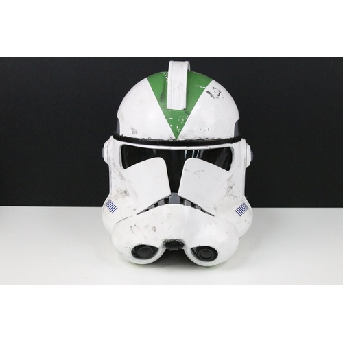 119 - Star Wars - Full size replica Clone Trooper Phase 2 Helmet, scratch built model, Battle Damaged with... 