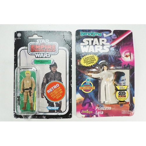 503 - Star Wars - Collection of 90s onwards Star Wars figures and vehicles featuring 4 x Justoys Bend-Ems ... 