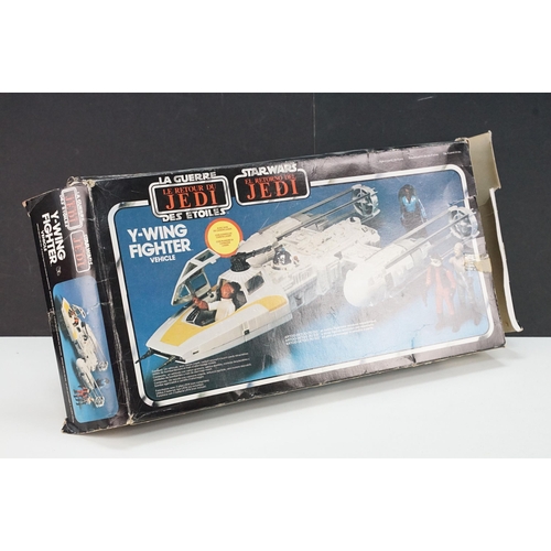 510 - Star Wars - Three boxed / with box Return of the Jedi vehicles to include Y-Wing Fighter, Rebel Tran... 