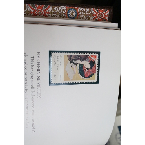 301 - Large collection of stamps and first day covers to include 1999 Royal Mail mint stamp book, two Cana... 