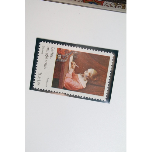 301 - Large collection of stamps and first day covers to include 1999 Royal Mail mint stamp book, two Cana... 