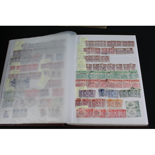 307 - Collection of world, commonwealth and British stamps contained within nine albums, together with a s... 