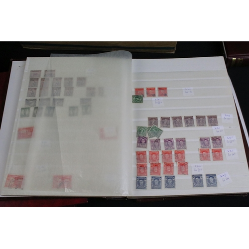 307 - Collection of world, commonwealth and British stamps contained within nine albums, together with a s... 