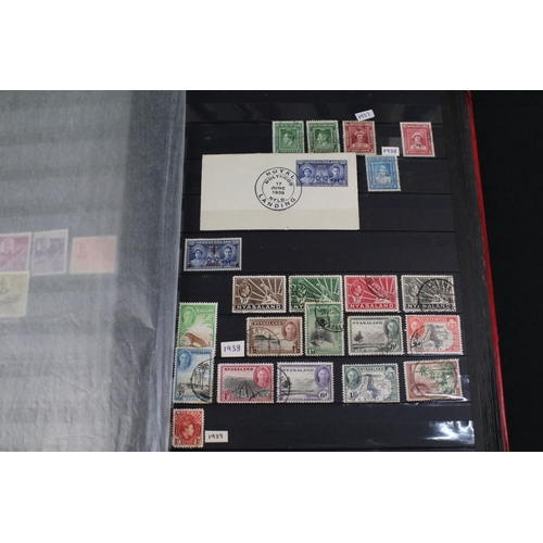 307 - Collection of world, commonwealth and British stamps contained within nine albums, together with a s... 