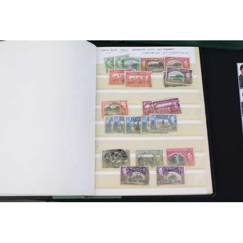 308 - Collection of British, commonwealth and world stamps within albums together with loose examples to i... 