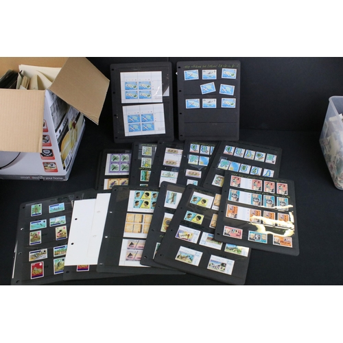 308 - Collection of British, commonwealth and world stamps within albums together with loose examples to i... 