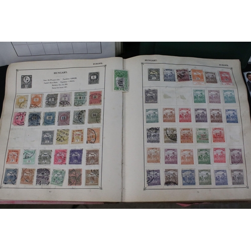 308 - Collection of British, commonwealth and world stamps within albums together with loose examples to i... 