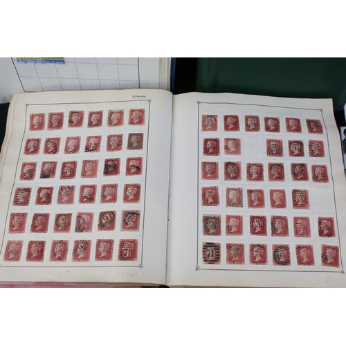 308 - Collection of British, commonwealth and world stamps within albums together with loose examples to i... 