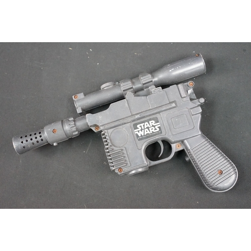 227 - Star Wars - Collection of Star Wars props featuring E-11 medium blaster rifle, DH-17 blaster pistol,... 