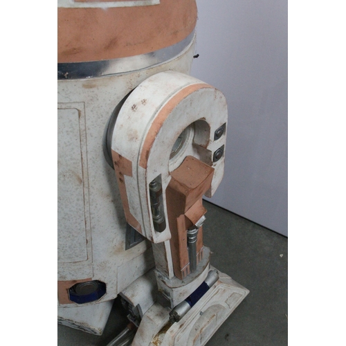 228 - Star Wars - Full Size replica Star Wars R4 Droid in salmon pink, white and blue, scratch built model... 