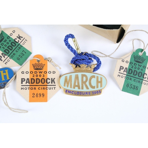 144A - Selection of Goodwood Revival memorabilia to include 2003 programme and members pack