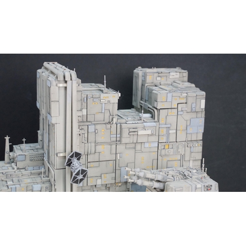 6 - Star Wars - Scratch built Star Wars Death Star Trench Run Diorama, showing some wear