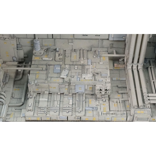 6 - Star Wars - Scratch built Star Wars Death Star Trench Run Diorama, showing some wear