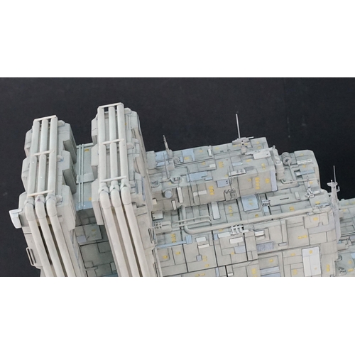 6 - Star Wars - Scratch built Star Wars Death Star Trench Run Diorama, showing some wear