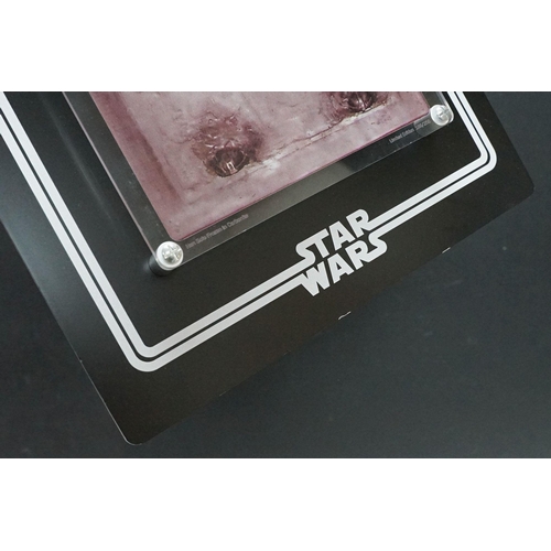 81 - Star Wars - Two Perspex Star Wars ltd edn wall hangings showing Episode IV A New Hope & Han Solo In ... 