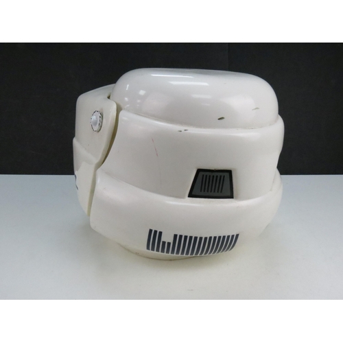 9 - Star Wars - Don Post Biker Scout helmet signed by unknown ROTJ actor, grubby but otherwise vg