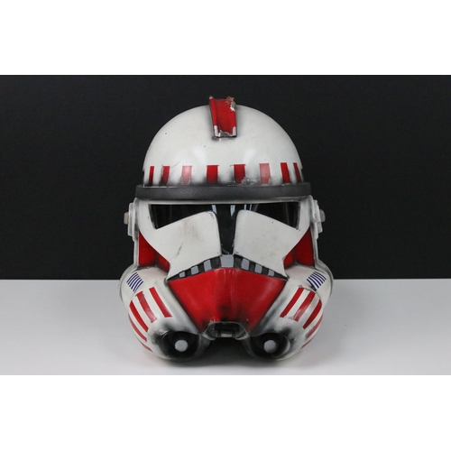 100 - Star Wars - Full Size replica Star Wars Shocktrooper Clone Trooper Phase 2 helmet, scratch built mod... 