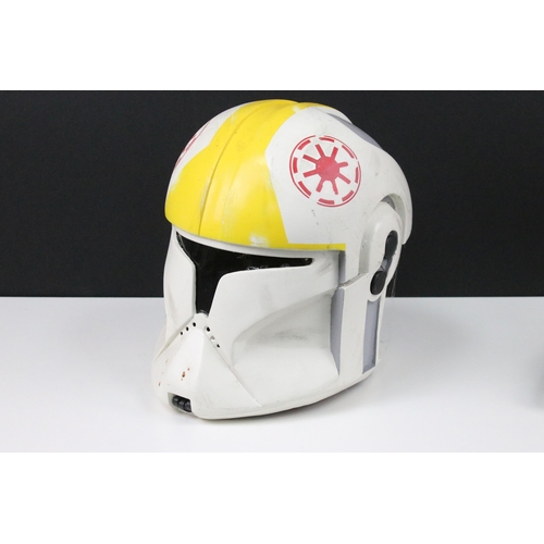 101 - Star Wars - Full Size replica Star Wars Clone Trooper Pilot Phase 1 helmet, scratch built model, wit... 