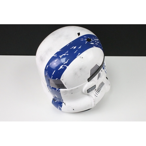 103 - Star Wars - Full Size replica Star Wars Imperial Stormtrooper Commander helmet, scratch built model,... 