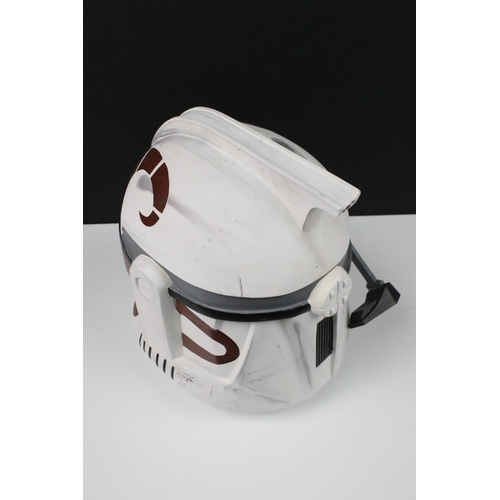 104 - Star Wars - Full Size replica Star Wars Captain Keeli Clone Trooper Phase 1 helmet, scratch built mo... 