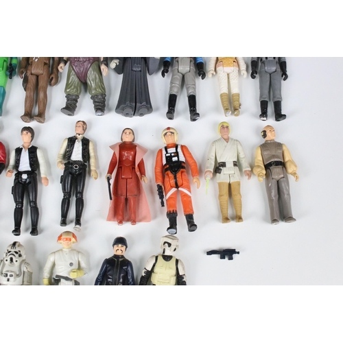 17 - Star Wars - 91 Original Star Wars figures featuring Stormtrooper, Hammerhead, Squid Head, Chewbacca,... 