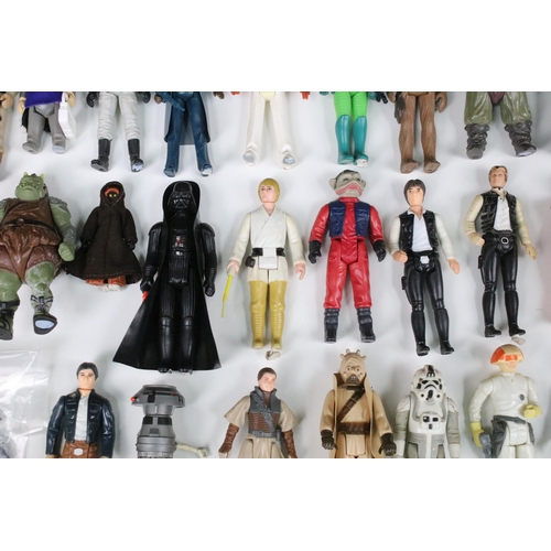 17 - Star Wars - 91 Original Star Wars figures featuring Stormtrooper, Hammerhead, Squid Head, Chewbacca,... 