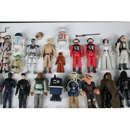 17 - Star Wars - 91 Original Star Wars figures featuring Stormtrooper, Hammerhead, Squid Head, Chewbacca,... 