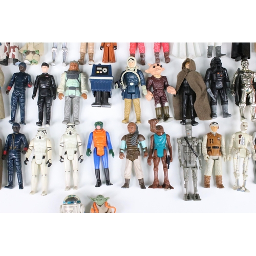 17 - Star Wars - 91 Original Star Wars figures featuring Stormtrooper, Hammerhead, Squid Head, Chewbacca,... 