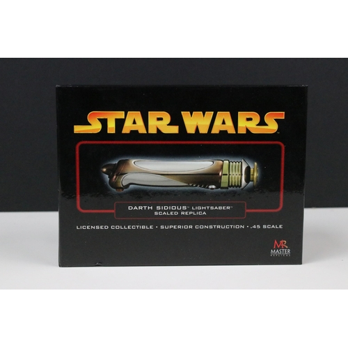 38 - Star Wars - Four boxed Master Replicas Lightsaber's to include SW-311 Star Wars Episode III - Reveng... 