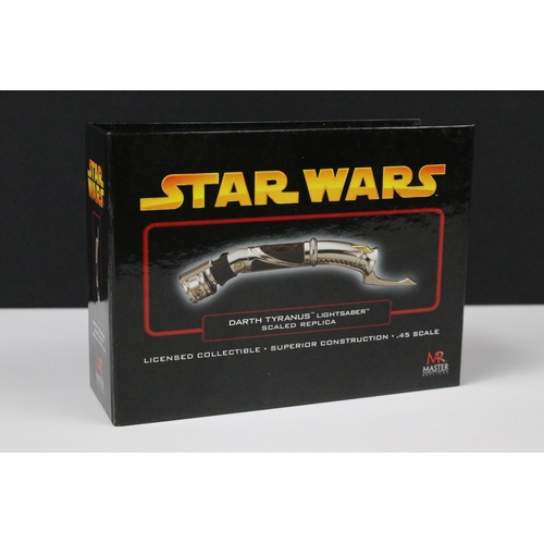 38 - Star Wars - Four boxed Master Replicas Lightsaber's to include SW-311 Star Wars Episode III - Reveng... 