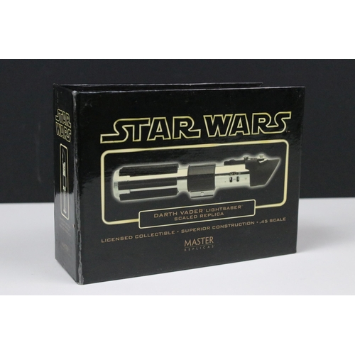 41 - Star Wars - Four boxed Master Replicas Darth Vader Lightsaber's to include 2 x SW-333 Star Wars Epis... 