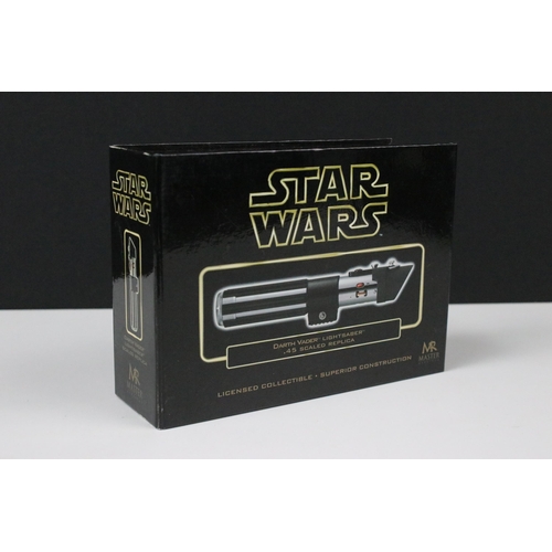 41 - Star Wars - Four boxed Master Replicas Darth Vader Lightsaber's to include 2 x SW-333 Star Wars Epis... 