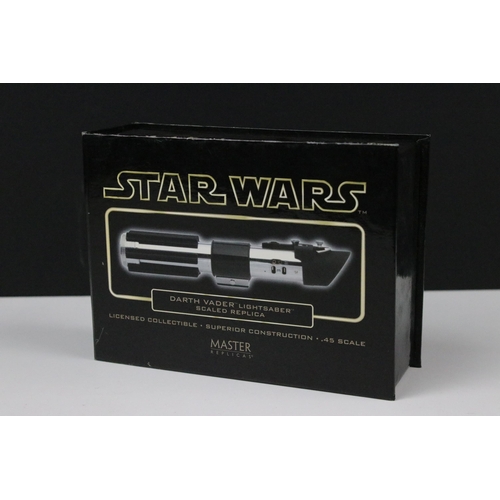 41 - Star Wars - Four boxed Master Replicas Darth Vader Lightsaber's to include 2 x SW-333 Star Wars Epis... 